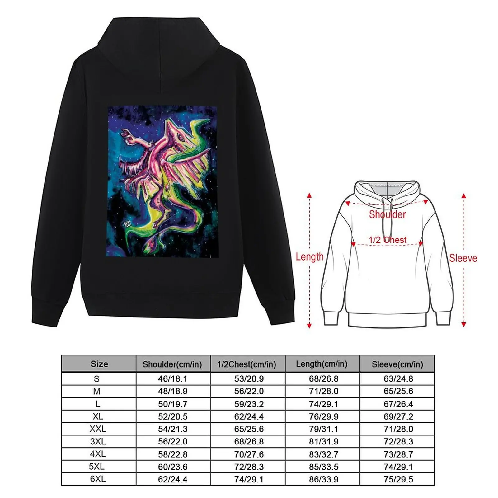 Рисунок 4 - Толстовка с капюшоном Cosmic Dragon