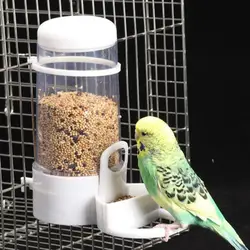 Bird Feeder Automatic,Plastic,Parrot Cage Food Dispenser, Convenient Feeding Box,Birdcage Water Bottle,Pet Bird Supplies