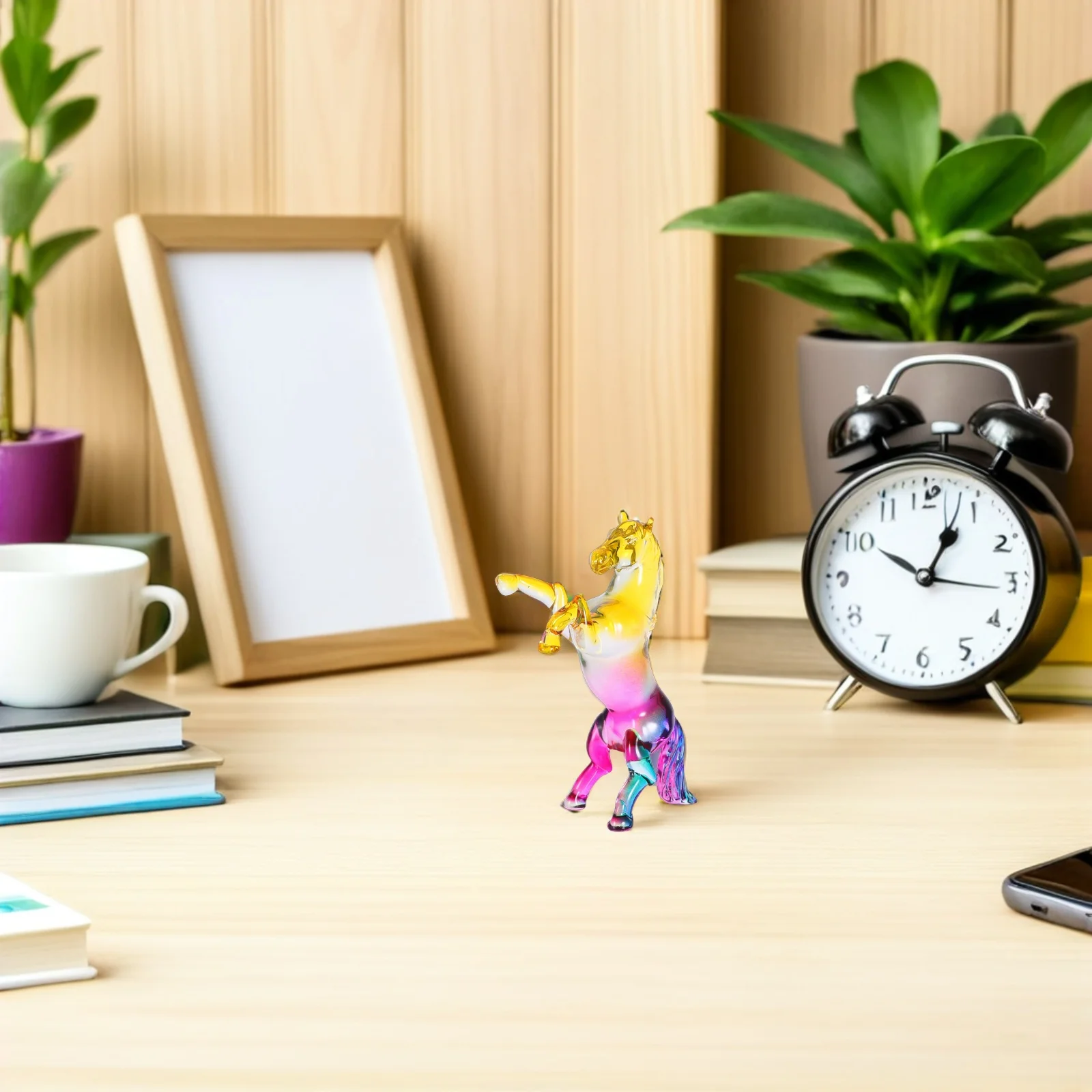 تمثال حصان كريستال 2026 سنة الحصان فنغشوي ديكور يرمز التقدم والنجاح لمكتب المكتب والمنزل الداخلي #1