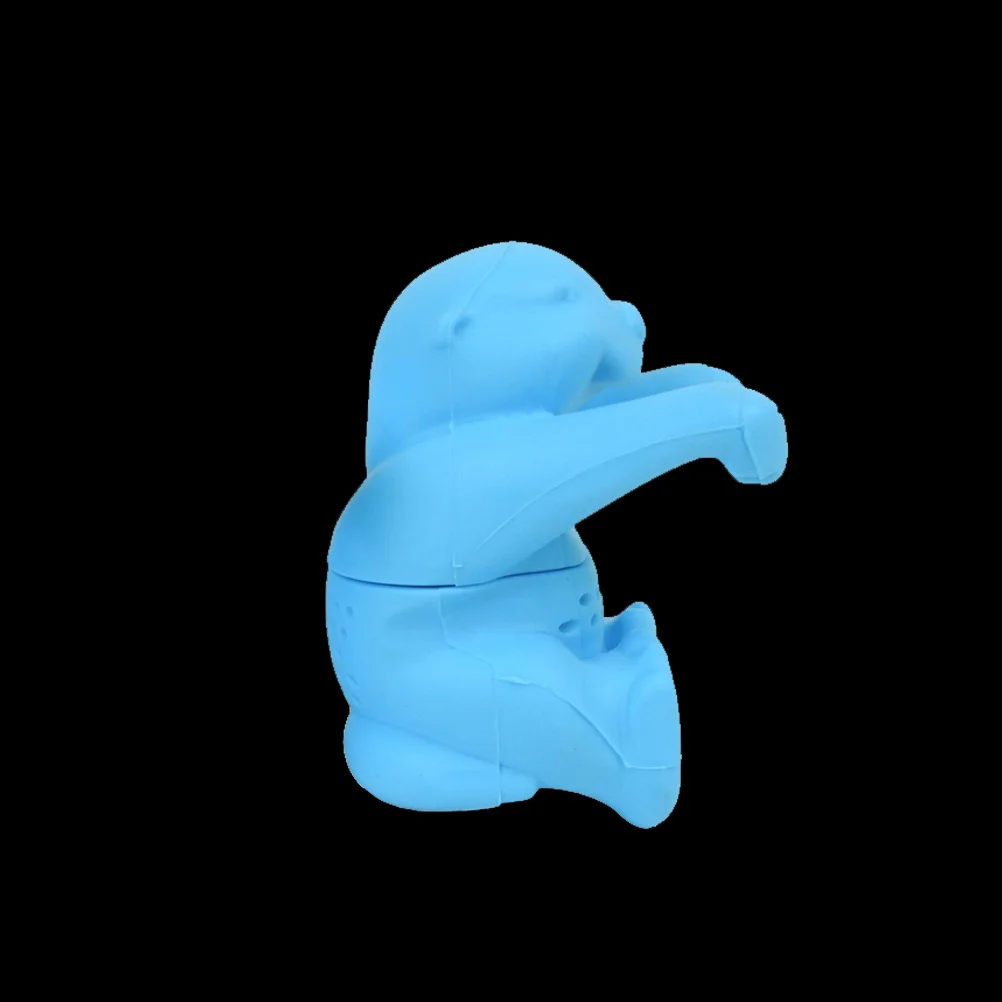 

Silicone Otter Tea Infuser Sky Blue Cute Animal Shape Loose Leaf Filter For Kitchen Gadgets Bpa Free Easy Clean