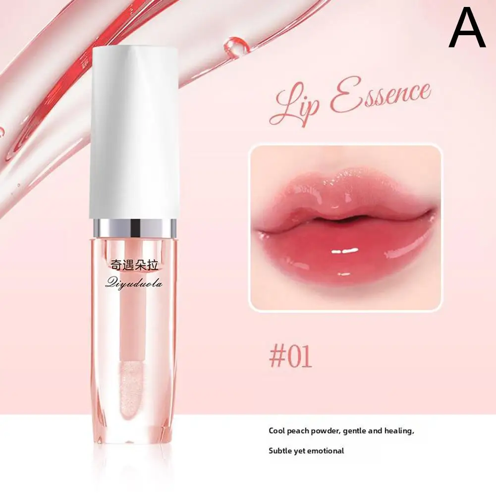 Bálsamo labial hidratante que cambia de Color, 4ml, esencia labial teñida que cambia de Color, aceite de cuidado largo no pegajoso, aceite duradero Plu O2x6