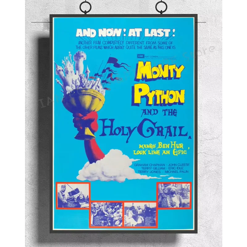 NJ432 MONTY PYTHON THE HOLY GRAIL Movie Rare 618 Wall Sticker Silk Poster Art Home Decoration