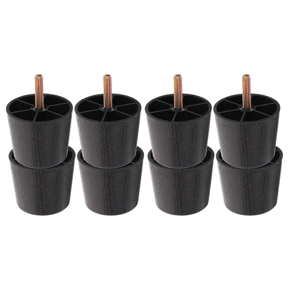 

8 pcs Sofa Leg Risers Threaded Furniture Leveling Pads Adjustable Height For Couches Beds Tables Noise Reducing Wear Resistant