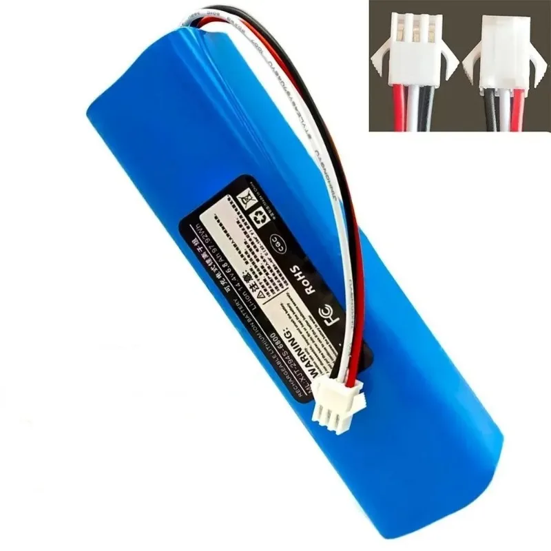 14.4V 12800mAh Oplaadbare Li-ion Batterij voor XiaoMi Lydsto R1 Roidmi Eve Plus Viomi S9 Robot Stofzuiger Batterij