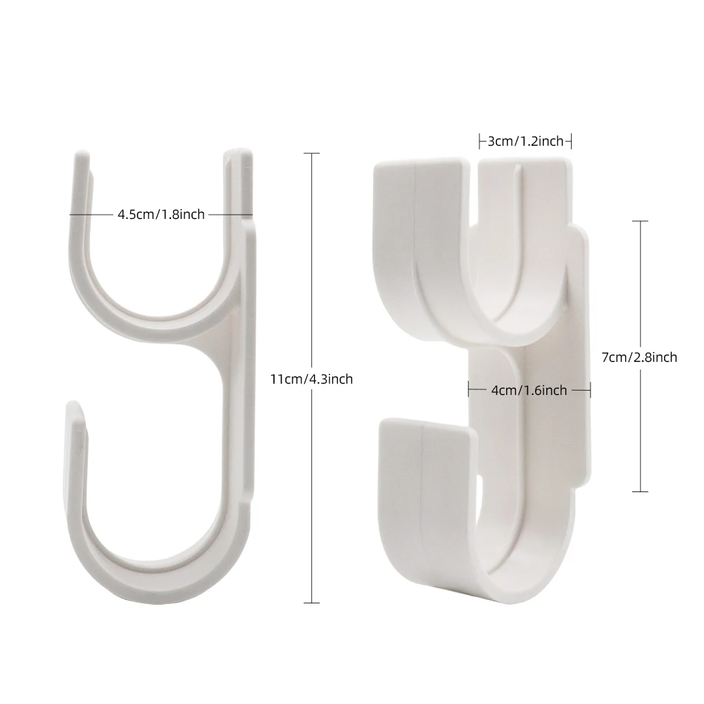 4Pcs CPAP Hose Hanger with Anti-Unhook Feature - CPAP Mask Hook & CPAP Tubing Holder - CPAP Hose Organizer Avoids CPAP Hose Tang