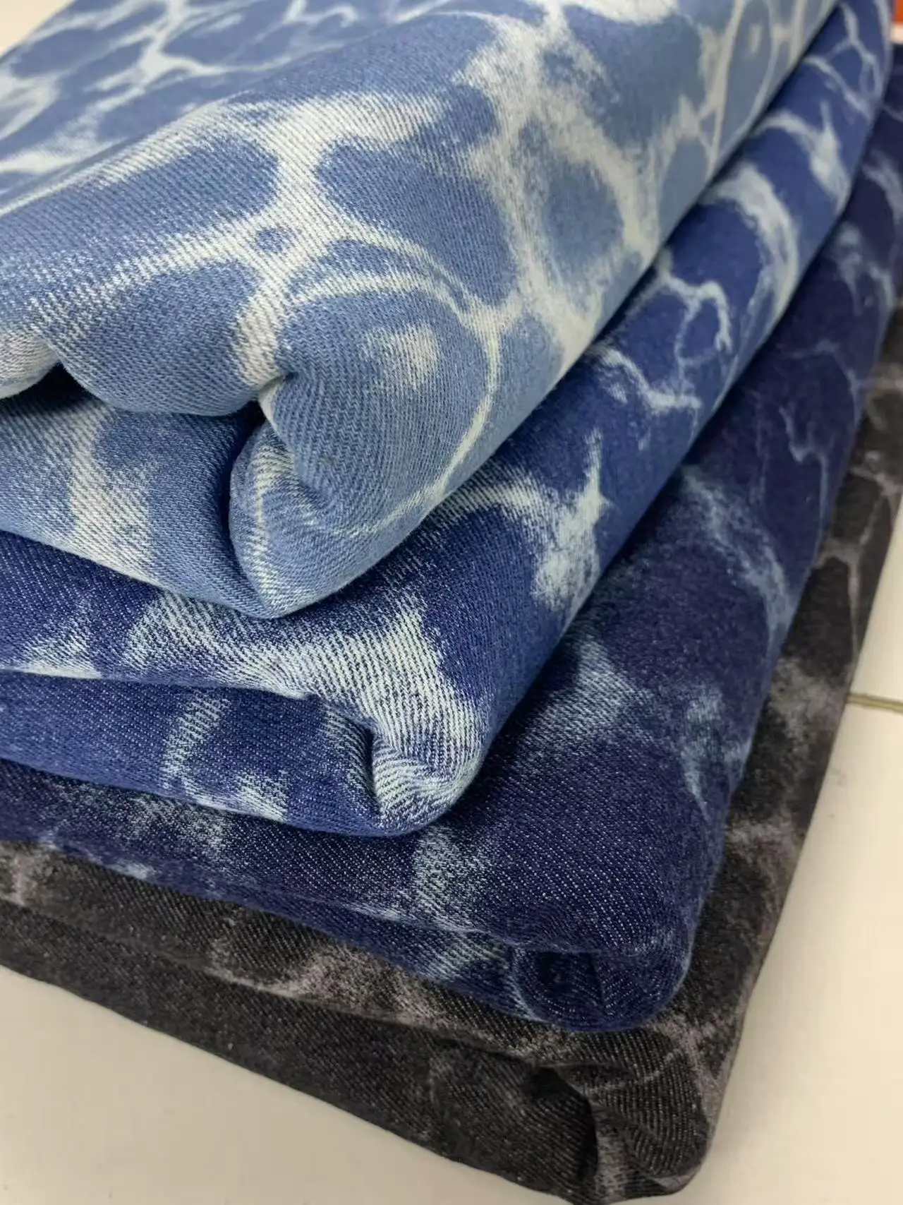 قماش الدنيم السميك من قماش الجاكار المغسول لخياطة الفساتين وحقائب السراويل والقبعات DIY