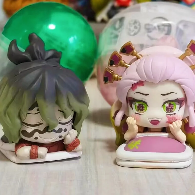 In Voorraad Echte Officiële Stasto Demon Slayer Gashapon Adem Van De Demon Nieuwe Kleur Speelgoed Gift Editie Rui Gyutaro Daki Speelgoed Gift