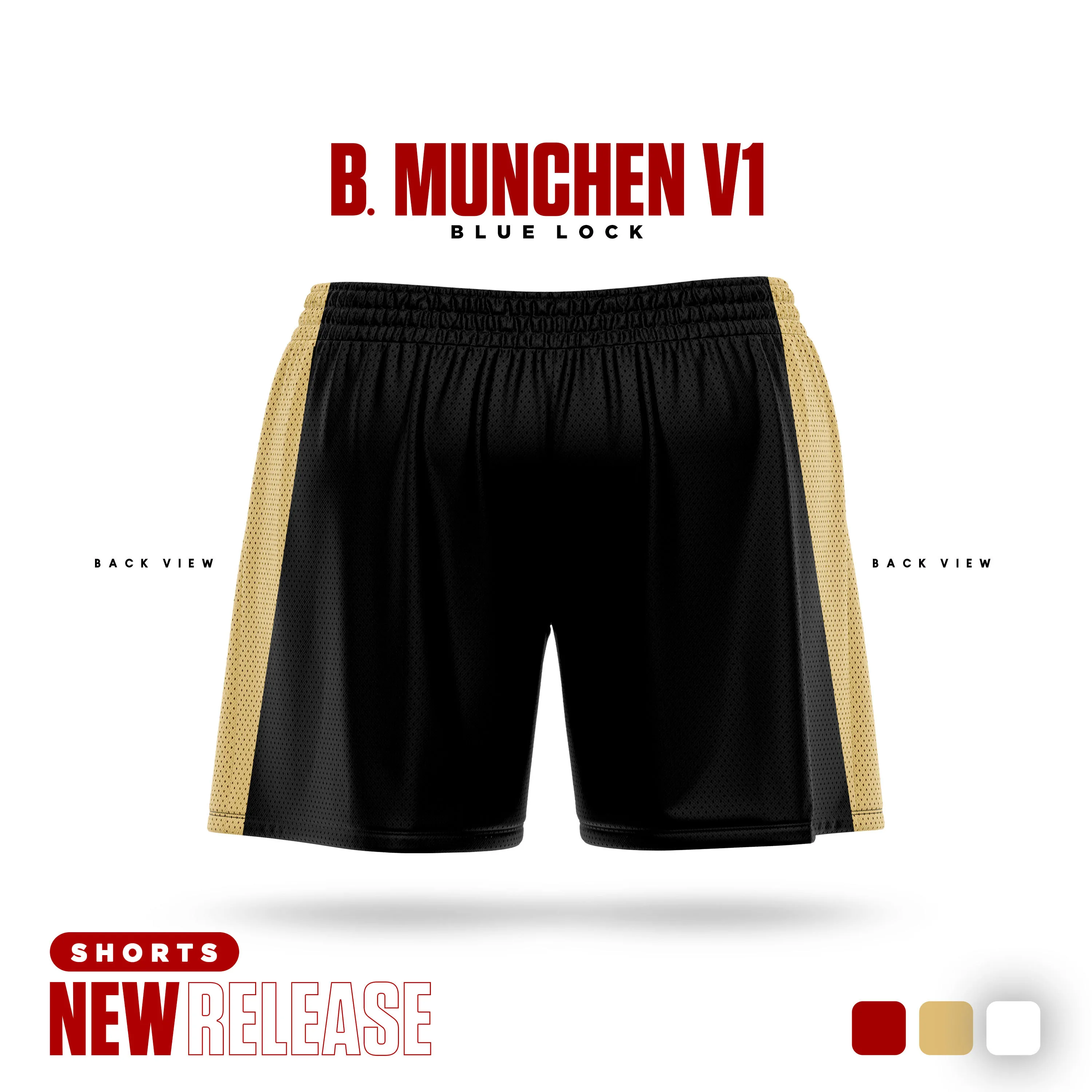 Blue Lock B. Munchen Black Cartoon Anime Jersey Men Shorts Summer 2024 New Fashion Women Short Pants Sport Children Bottom