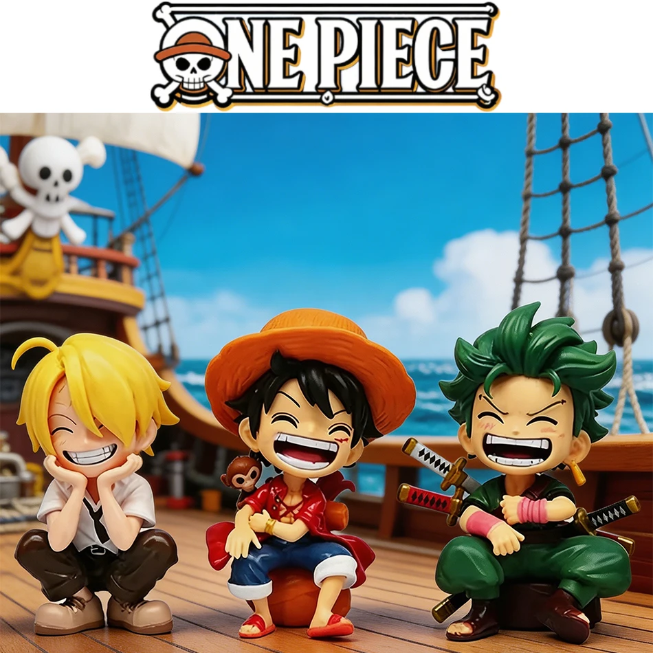 Interior Design Japan - One Piece Chibi zittende figuur! Luffy