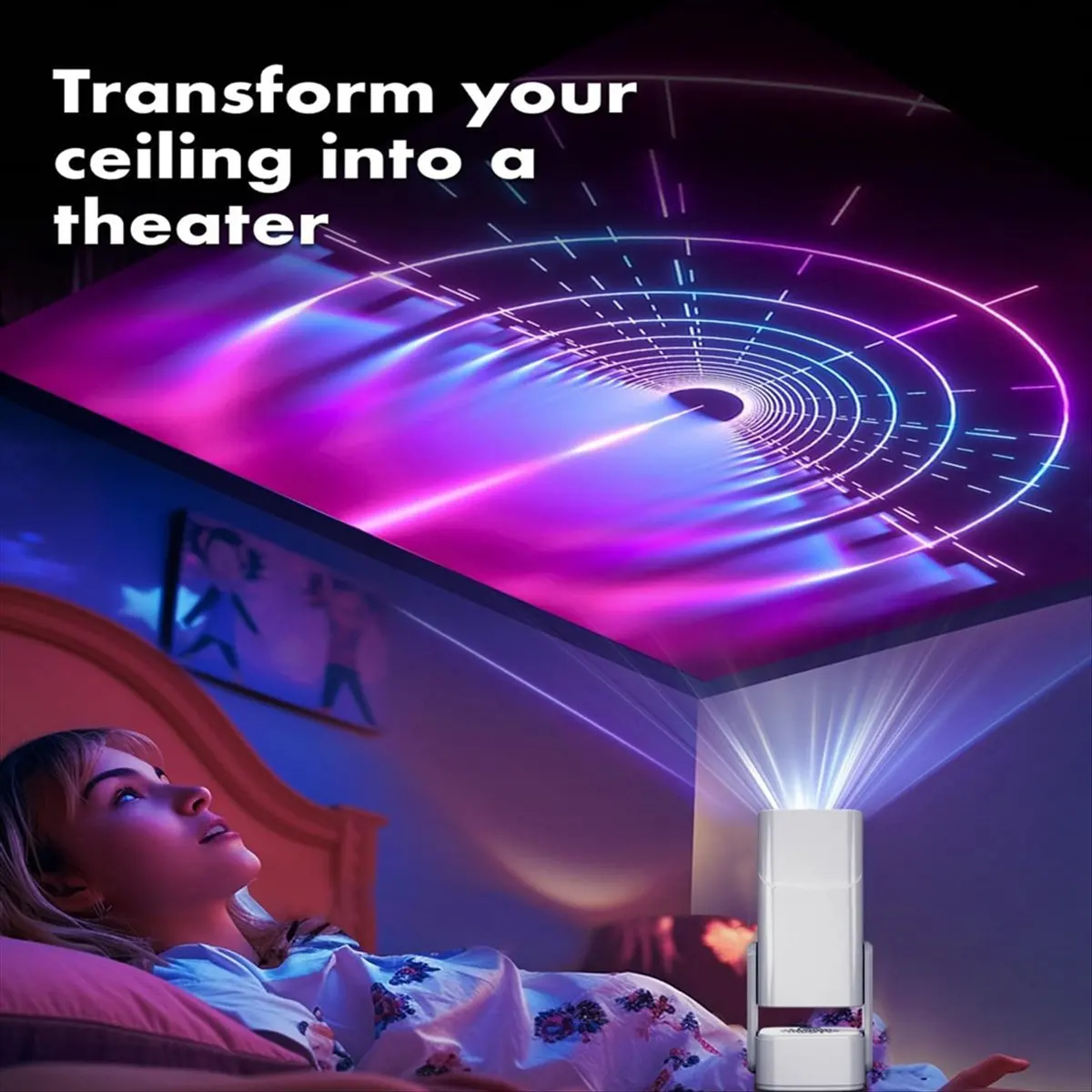 【COMPRAR AGORA】Y7S Mini Projetor Inteligente 4K Dual Wifi6 230 ANSI Allwinner H713 1080P 1980x1080P Home Cinema Projetor Externo EU-PLUG
