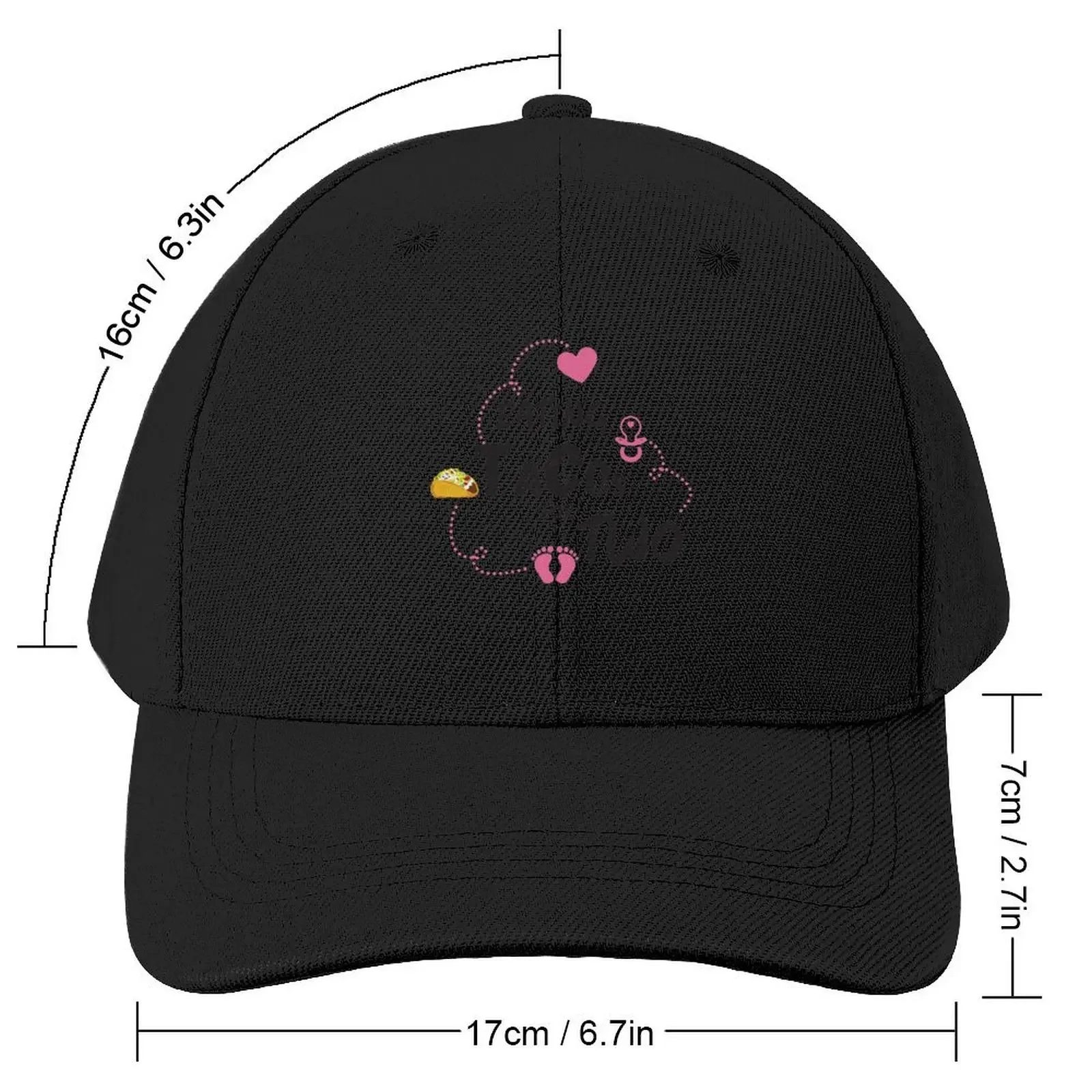 Women Pregnancy Announcement Shirt Women Gift Eating Tacos For Two Baseball Cap Kids Hat Ball Cap For Man Women's