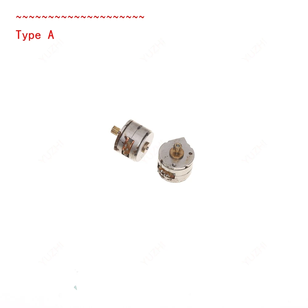 2-phase 4-wire Stepper Motor Micro 15mm DC Motor with A Step Angle of 18 Degrees Rare Earth Medium Strong Magnetic Inner Rotor