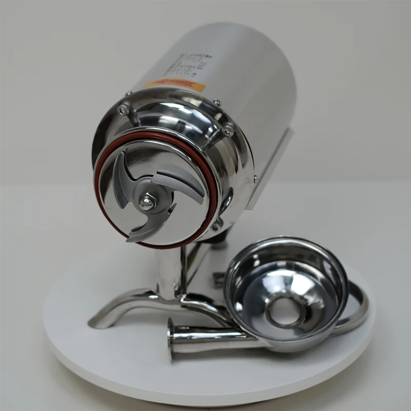 ปั๊มหอยโข่งสุขาภิบาล CHKJ-2025NEW ผลิตจากสแตนเลสเกรดอาหาร SS304 1 แรงม้า 0.75 กิโลวัตต์ 380 โวลต์ 50 เฮิรตซ์