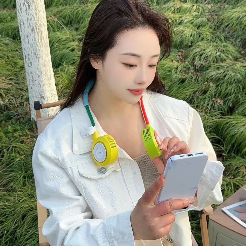 

Складной безлопастной вентилятор для шеи с низким уровнем шума, легкой конструкцией, USB-зарядкой и удобным дизайном, питание от USB