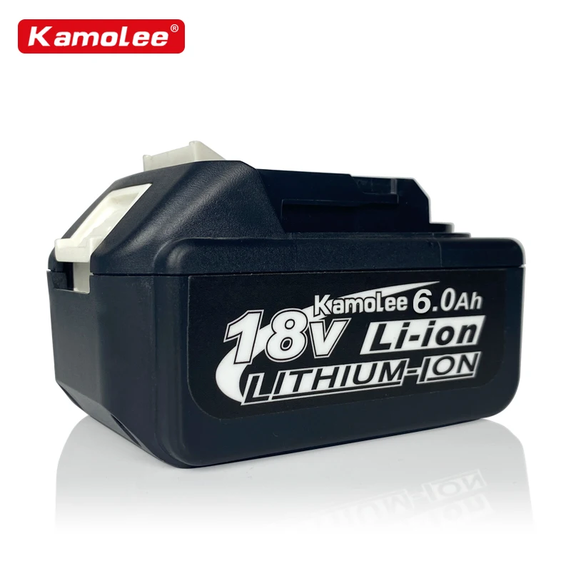 Fotografia 4: Kamolee 18V 6000mAh Bateria Li-ion BL1860 Furadeira manual Bateria Ferramentas elétricas Suporte ferramentas Kamolee