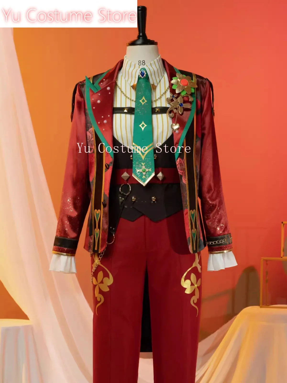 Yu Costume Ensemble Stars 2 Trickstar Hidaka Hokuto/Akehoshi Subaru/Yuuki Makoto/Isara Mao Game Suit Gorgeous Cosplay Costume