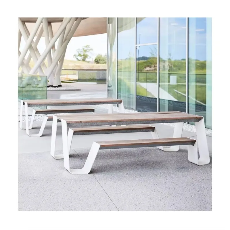

Luxury Park Bench Modern Outdoor Bench Seat Outdoor Garden Aluminum Furniture