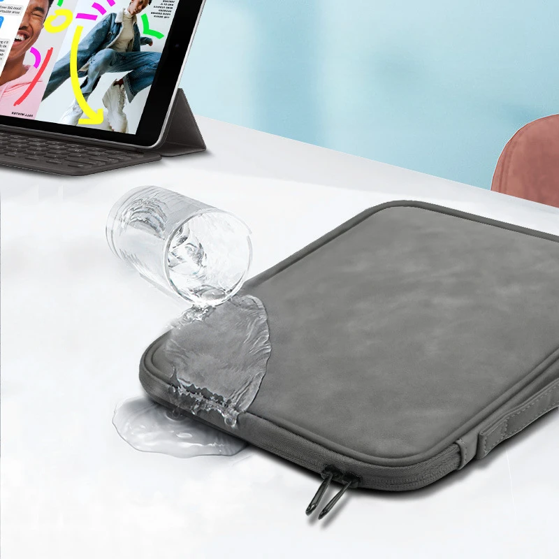 Geschikt voor iPad Tas Tablet Tas Laptop Sleeve Gewatteerde Case Hand Carry Organizer Tas voor Zakelijk Kantoor Reizen Slim L