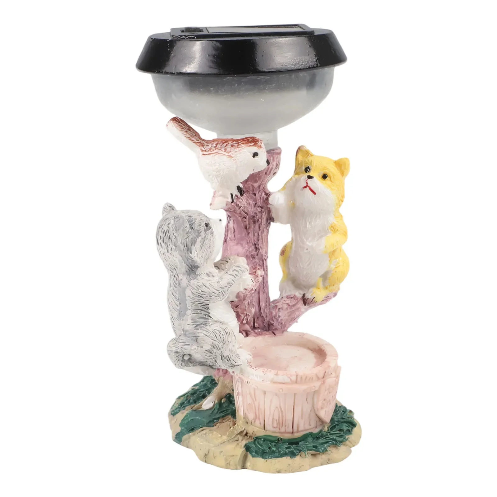 

Resin Solar Outdoor Light Solar Animal Statue Kitten Garden Decoration High-selling Tool Accessories