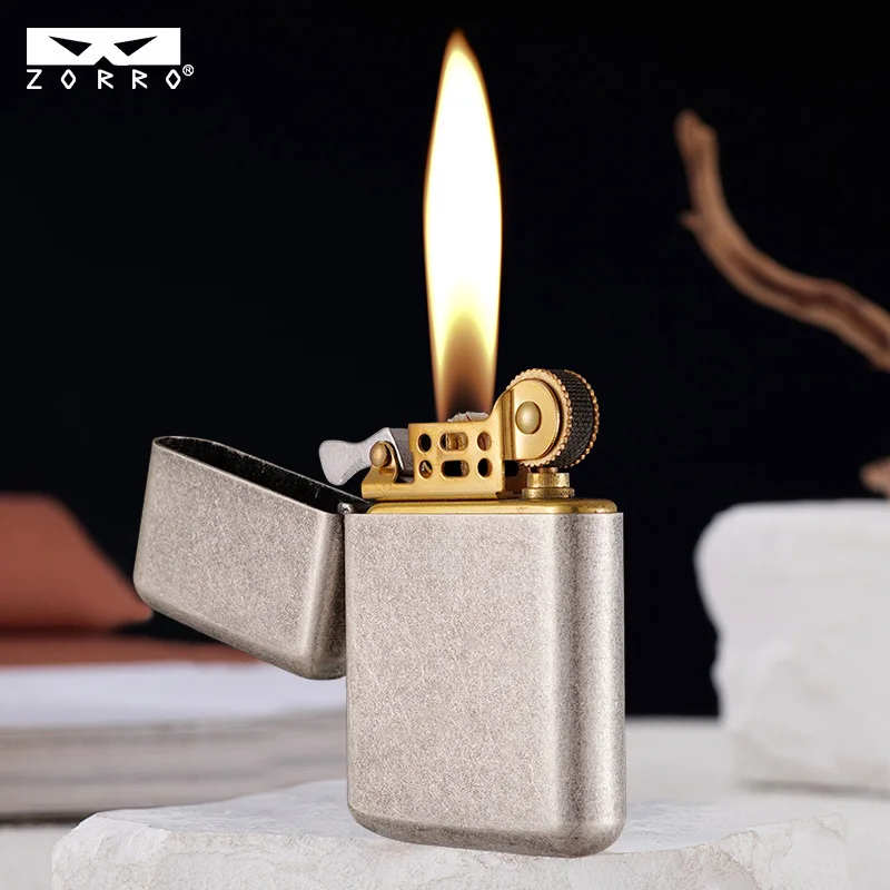 Z790 ZORRO 3rd Generation Brass Carving Phoenix Nirvana Retro Windproof Lighter High-end Classic Retro Oil Machine