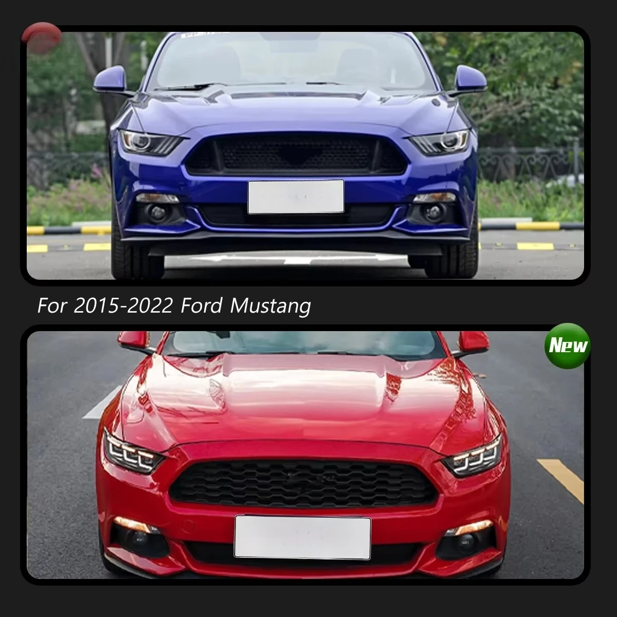 

Headlights for Mustang 2015-2022 LED Car Lamps Running Lights Turn Signals