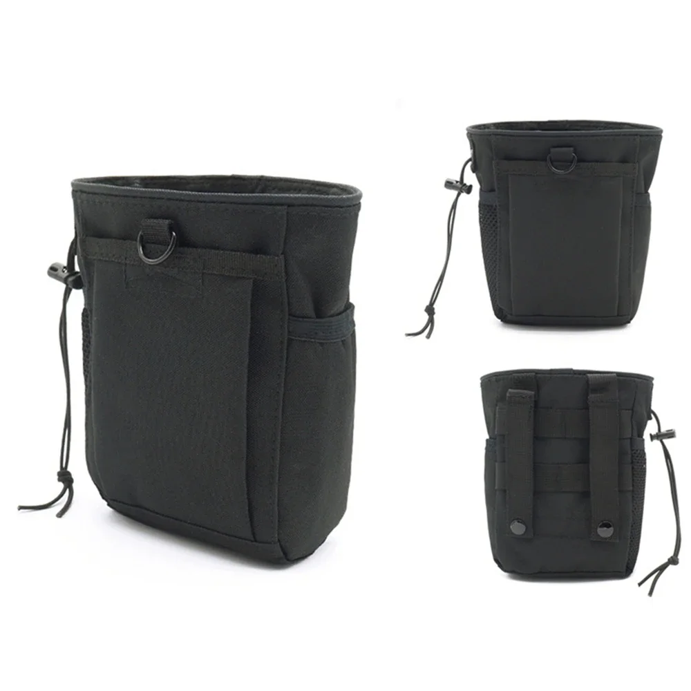 Outdoor Molle Drawstring Ammunition Bag Adjustable Utility Belt Fanny Hip Waist Bag Outdoor Ammo Storage Pack Ammo Bag