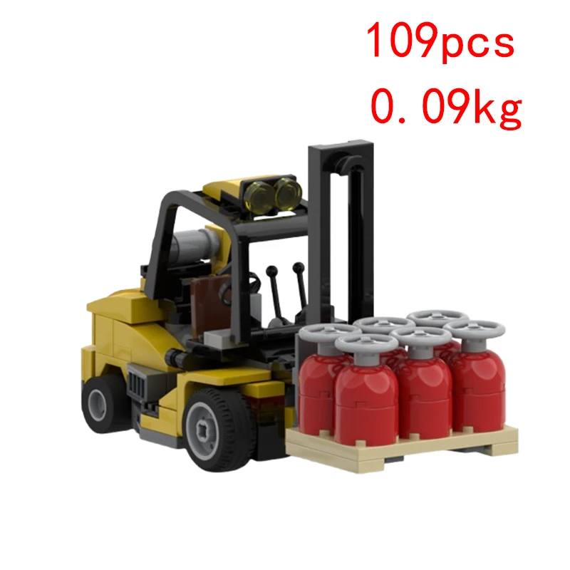 بقعة MOC-57739 109 قطعة 153524   مكعبات بناء تجميع الجسيمات الصغيرة رافعة شوكية صناعية لعبة مجسمة مجموعة هدايا الحلي