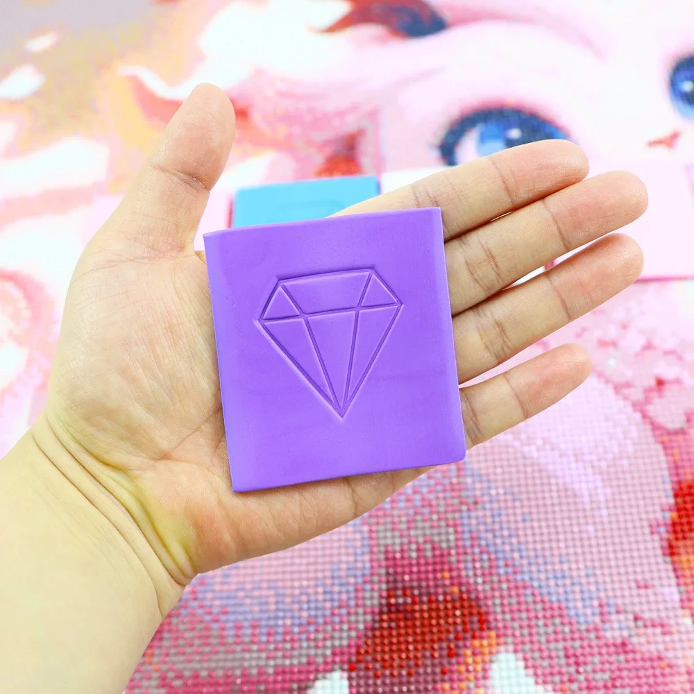 Boxed Diamond Art Clay with Diamond Pattern Adhesive Clay for Diamond Dotting DIY Pickup Tool Clay Diamond Craft Supplies