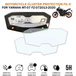 Motorcycle Cluster Scratch Protection Film Screen Protector For Yamaha MT-07 MT07 FZ 07 FZ07 2013 - 2020 Speedometer Accessories