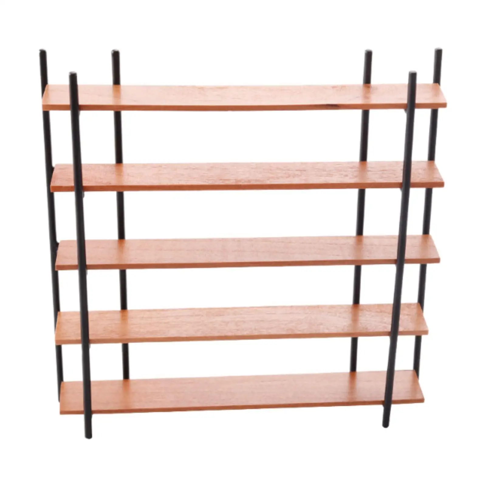 1:12 Scale Dollhouse Bookshelf Household Accessories Simulation Accessories Toy for Bathroom Home Bedroom Living Room Ornament