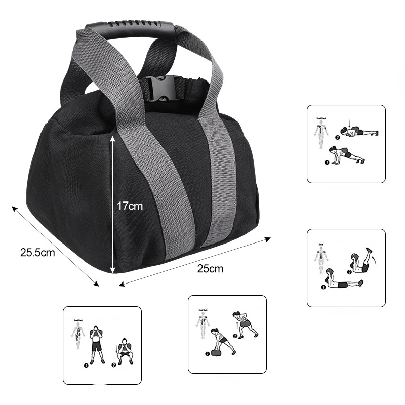 Gym Bodybuilding Training Sandbag Exercise Bag Heavy Empty Gym Weight Sand Fitness Weight Lifting Boxing Fitness Accessory