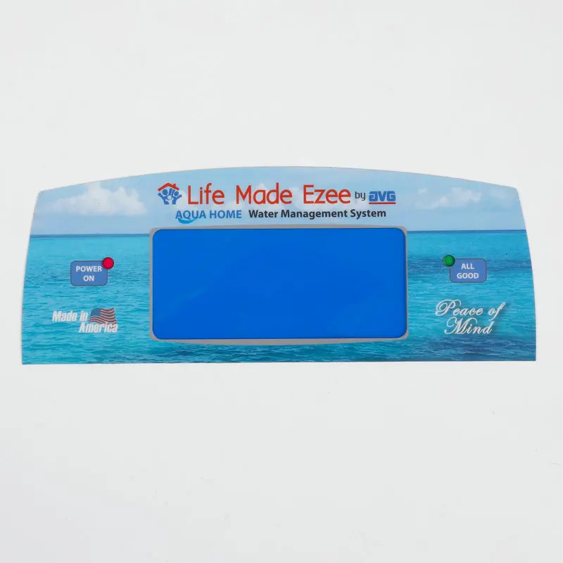 Color printed film panel, film switch, touch button panel, PVC film switch panel, logo