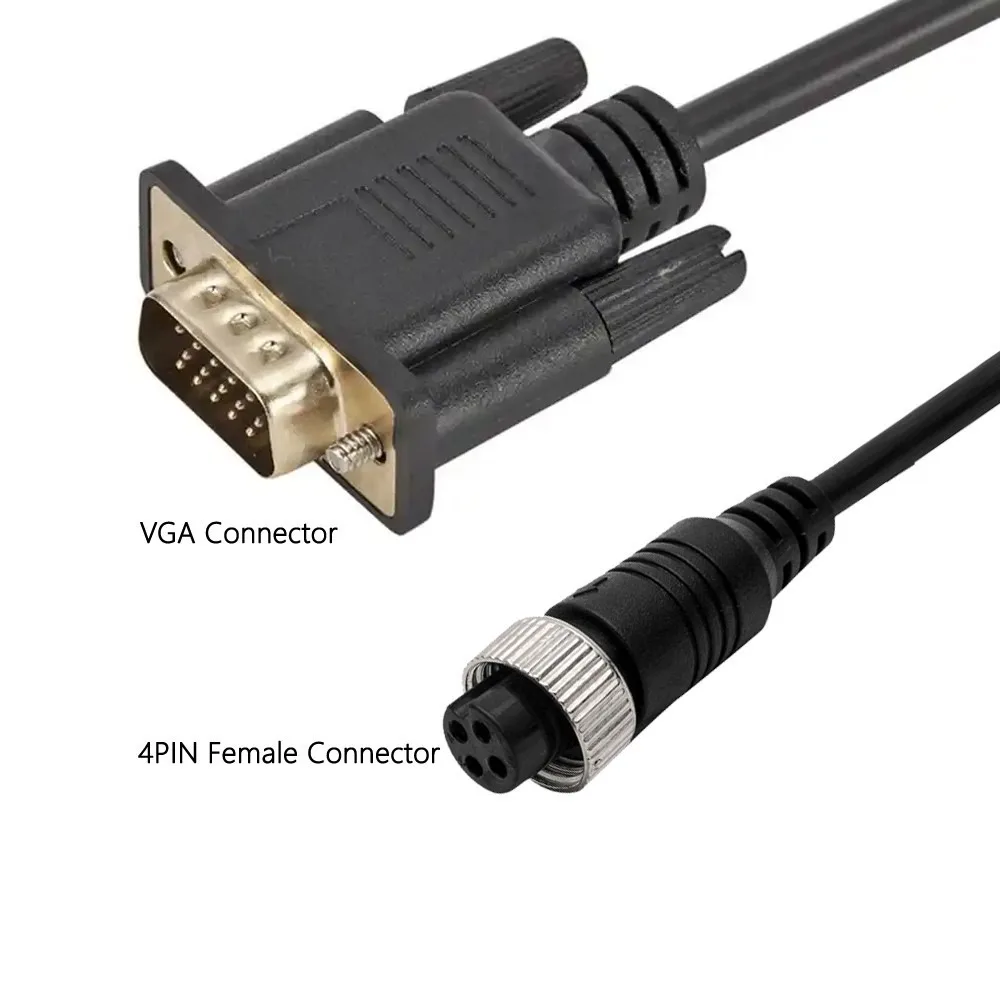 شاشة iPoster 7/9/10.1 بوصة IPS شاشة AHD 1080P / 720P متوافقة مع موصل VGA و4PIN للطيران أنثى لـ MDVR والكاميرات