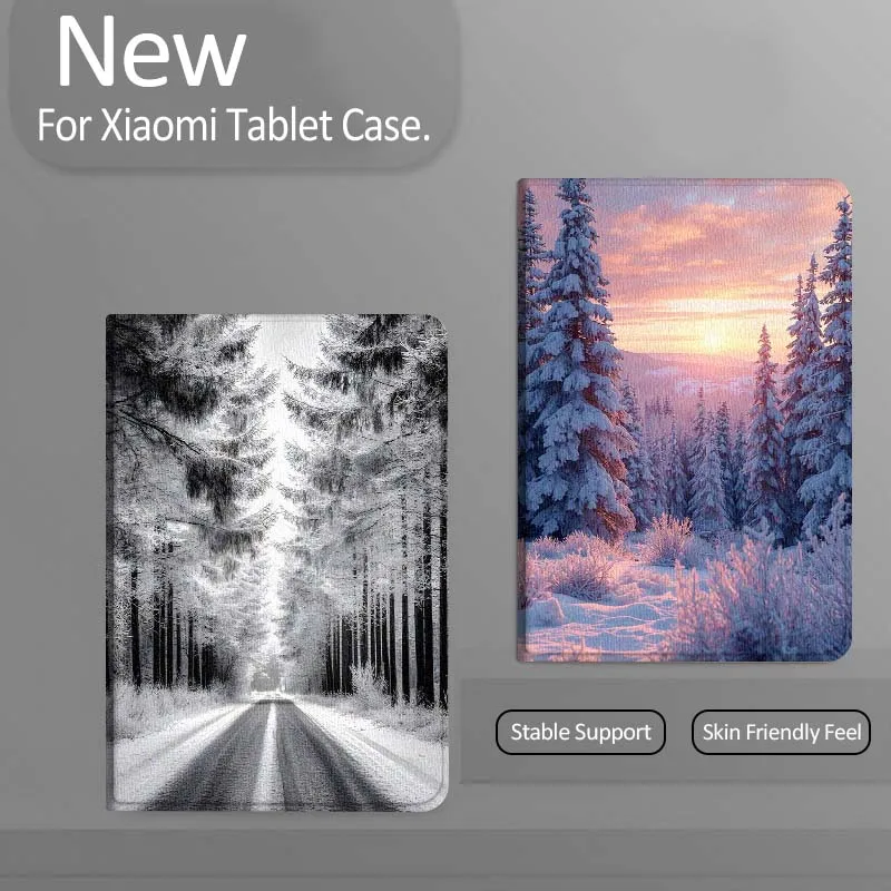 

Snowy Forest Sunset View Gift Tablet Case For Xiaomi Redmi Mini Pad SE K 2 4 5 6 7 8 2023 2025 11 8.8 11.2 10.1 Pro