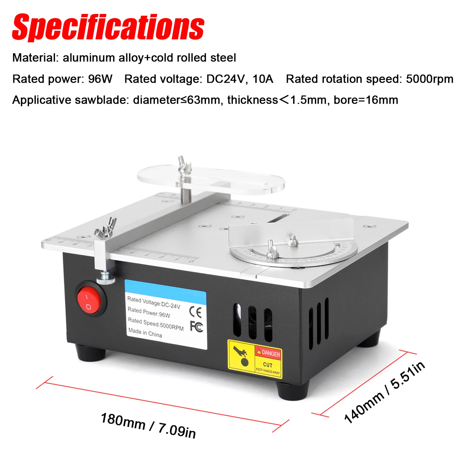 Mini Multifunctional Table Saw Electric Desktop Saws Small Household DIY Cutting Tool Woodworking Bench Lathe Machine