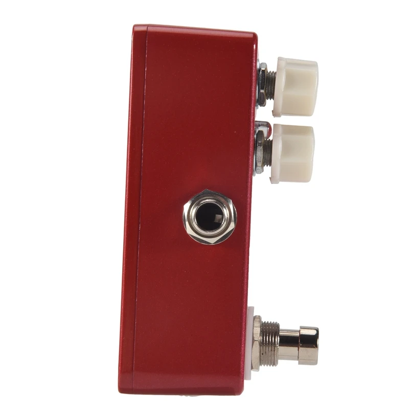 Mini Pedal de efectos de guitarra Mini Crunch Red Distortion Pedal de guitarra True Bypass Full Metal Shell-VVBC
