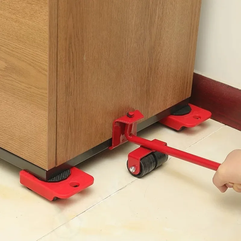 Universal Furniture Mover Set Heavy Duty Lifter Roller Dolly Labor Saving Moving Tool For Sofa Bed Fridge Home Relocation