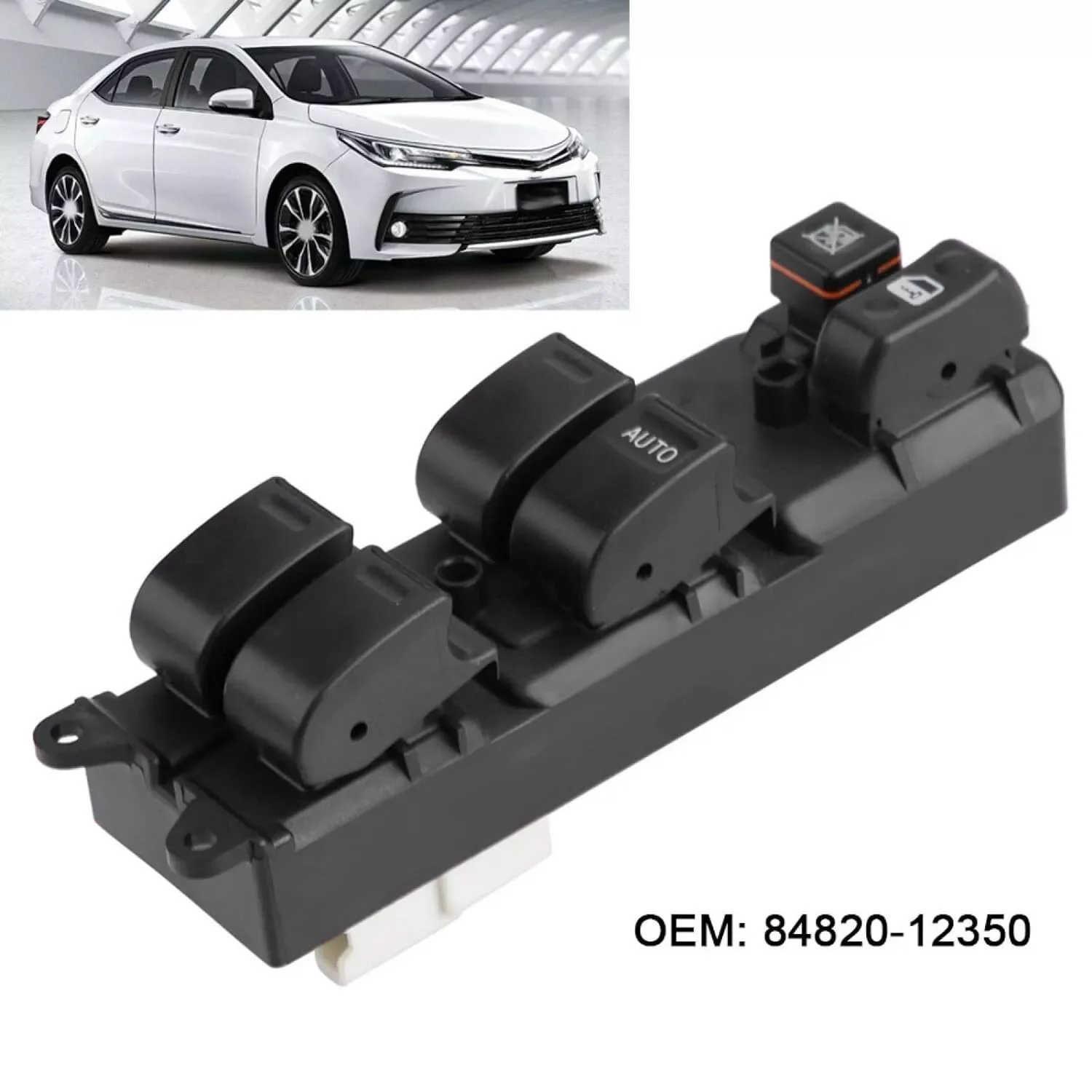 

High quality Electric Power Window master Switch 84820-12350 for Toyota Corolla 98-02 RHD 84820-12350 8482012350 FREE SHIPPING!!