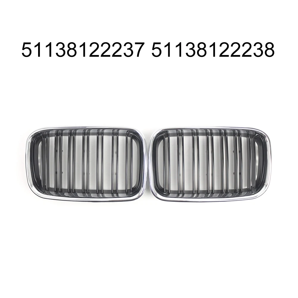 

Car Black Front Kidney Grill Grille For BMW 3-Series E36 1992-1996 51138122237 51138122238 Exterior Parts