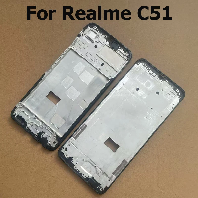 

For Realme C51 Middle Frame Front Bezel Lcd Holder Rear Plate Chassis Replacement