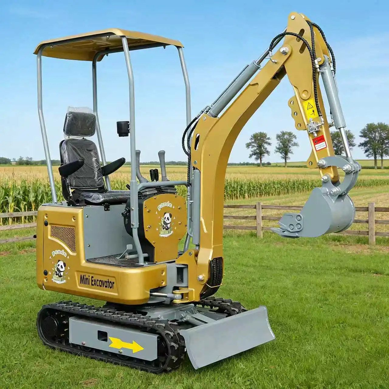 Mini Excavators Farm Hydraulic 1.6 Ton 1.8 Ton 2 Ton Digger Cab EPA EURO 5 Standard Customized Small Excavator for Sale