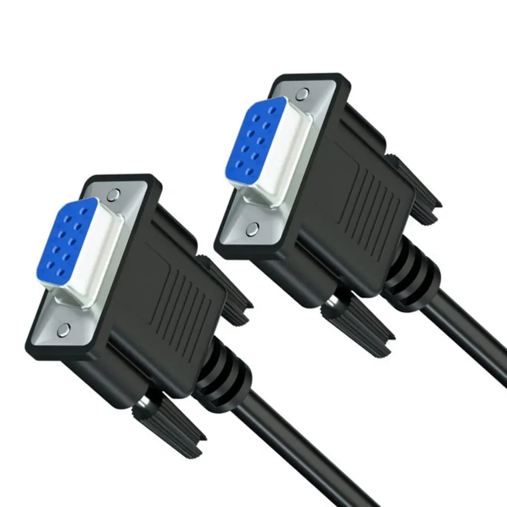 Monitor Projector Video Cord Data Communication Straight Through 9 Pin DB9 RS232 Serial Cable