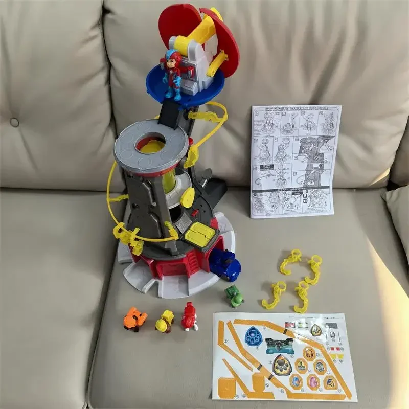 Paw Patrol Speelgoedset Cartoon Anime Figuren Patrol Canine Chase Skye Rebound Fiets Woondecoratie Kinderen Kerst Verjaardagscadeaus
