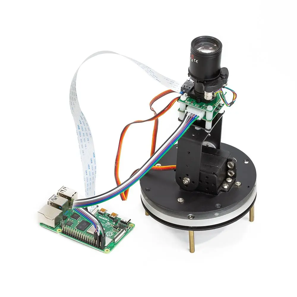 Arducam 8MP Pan Tilt Zoom PTZ Camera with Base for Raspberry Pi 4/3B+/3