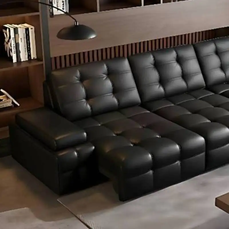 تصميم أرائك كرسي كهربائية سوداء باللون البني أرائك غرفة المعيشة ذات جودة إيطالية رخيصة أثاث فاخر وحديث من Banken Woonkamer