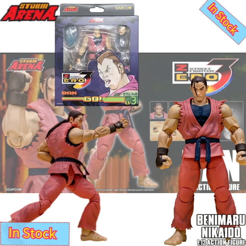 

100% Authentic Brand New in Stock STORM ARENA 1/12 Scale SFSA04 Street Fighter ZERO3 Young Ryu Action Figure Model Gift