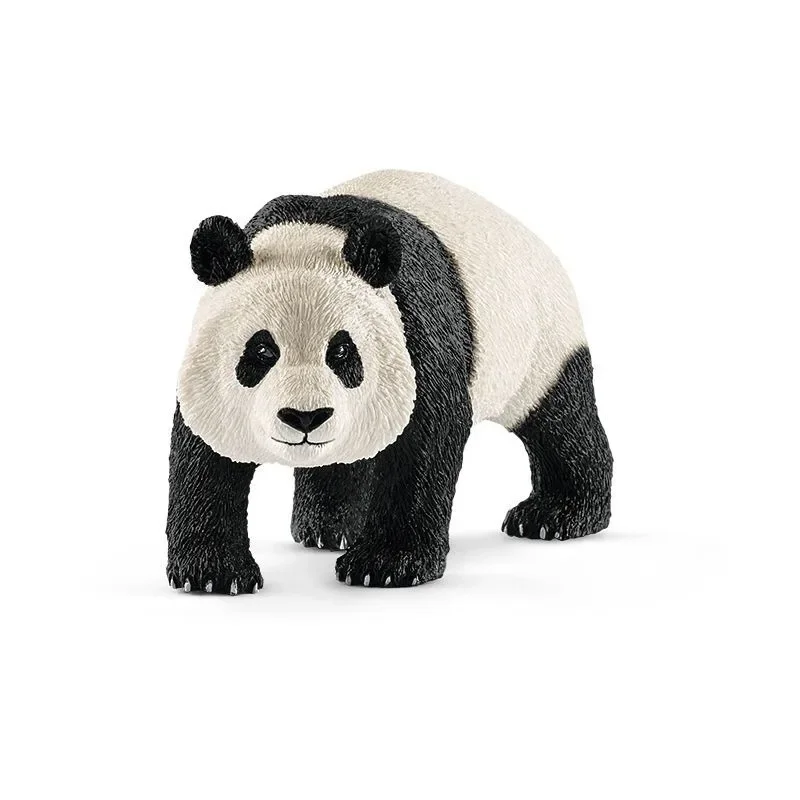 Juguetes de modelo de Panda de PVC, títere de mano de simulación, lindo Panda, decoración de escritorio, figuras de animales en miniatura, regalo de cumpleaños, balcón y oficina