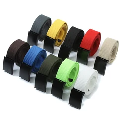 New Men's Belts Tactical Outdoor Belt Male Colourful Canvas Trouser Belt High Quality Trend Man Waistband