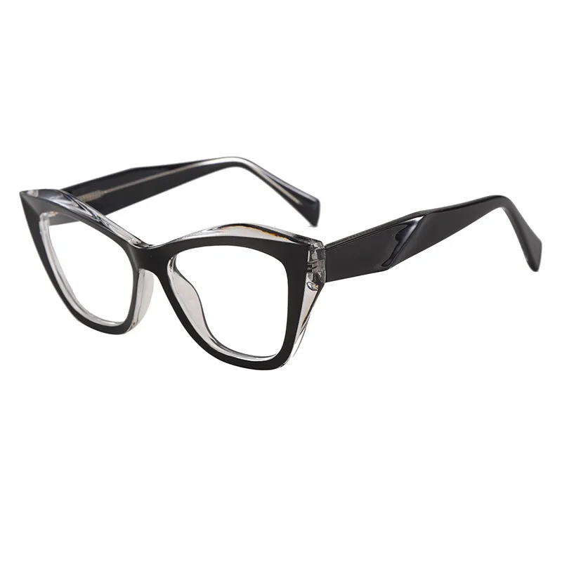 Occhiali da lettura da donna Lenti ottiche da vista Occhiali da donna Montatura per occhiali da vista antiappannamento per computer con blocco della luce blu