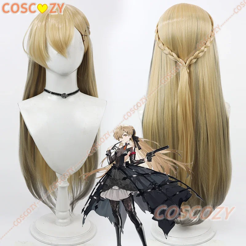 

КосплейPPK Парики для косплея Game Girls' Frontline 2: Exilium PPK 100 см Длинные волосы Термостойкие синтетические волосы с шапочкой для парика